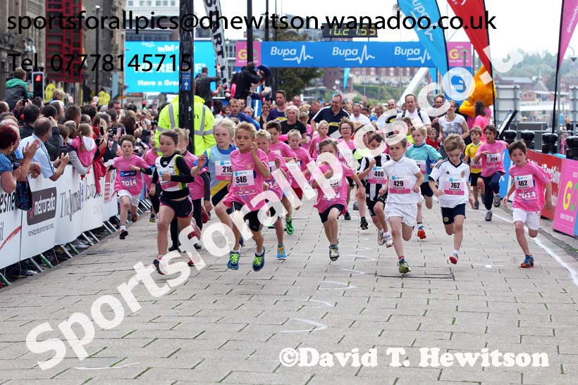 Start of the BUPA Mini Great North Run. Photo: David T. Hewitson/Sports for All Pics